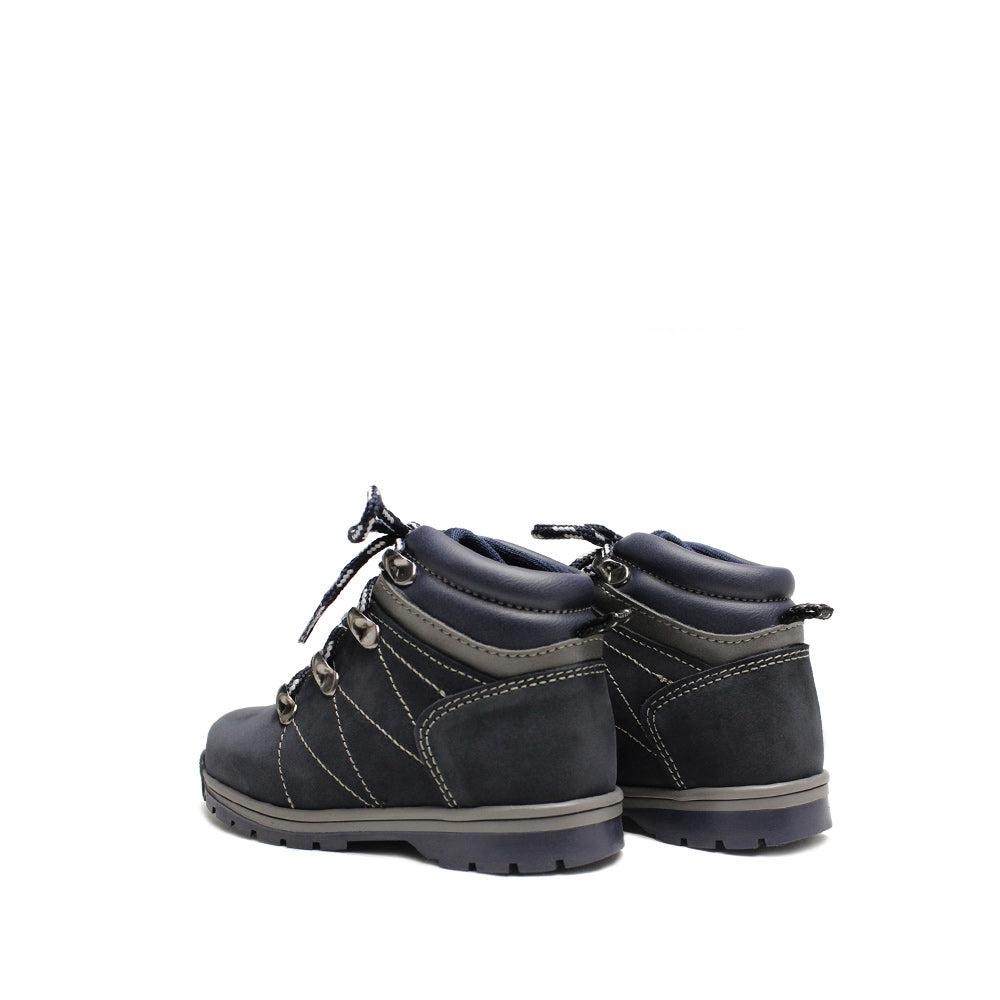 Botim Casual Criança Nobuck Azul