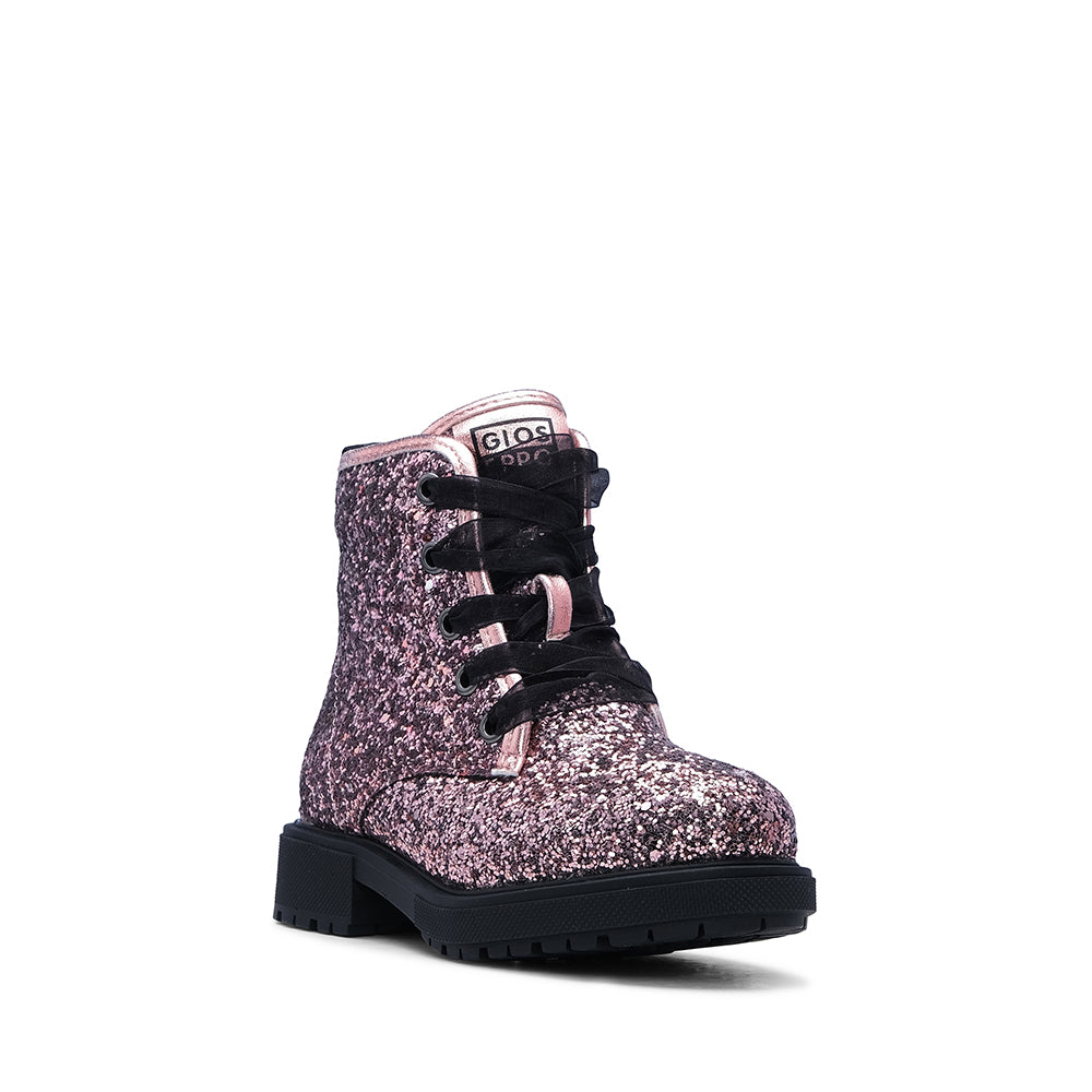 Bota Casual Criança Pele Sintética Rosa
