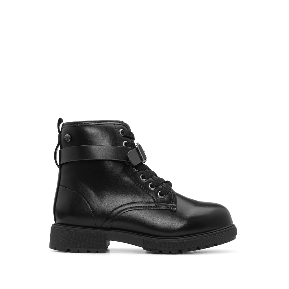 Bota Casual Criança Pele Sintética Preto
