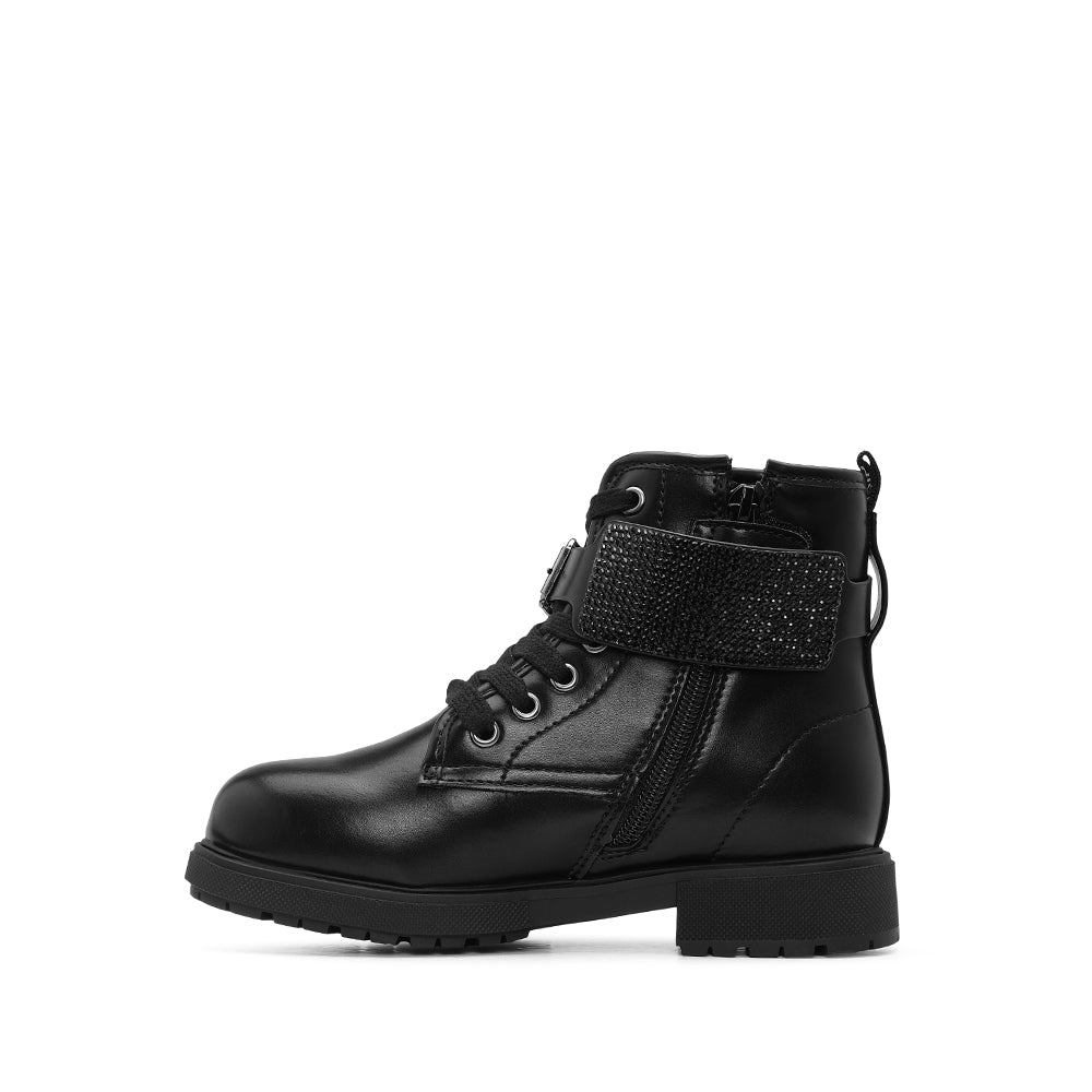 Bota Casual Criança Pele Sintética Preto