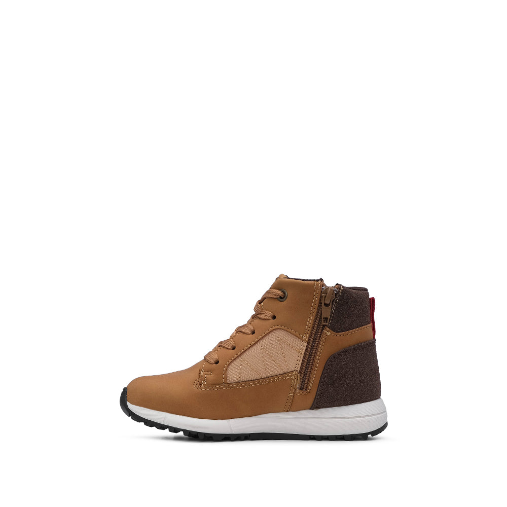 Bota Casual Criança Pele Camel