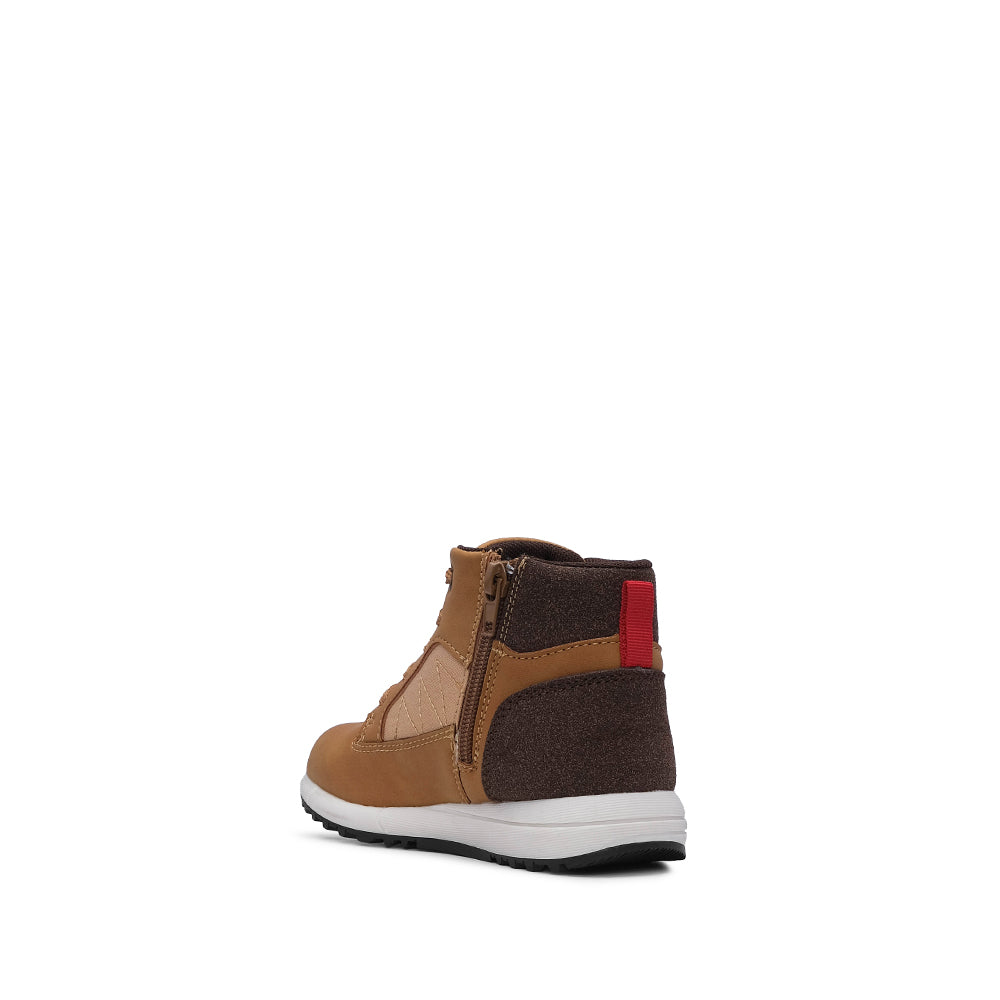 Bota Casual Criança Pele Camel
