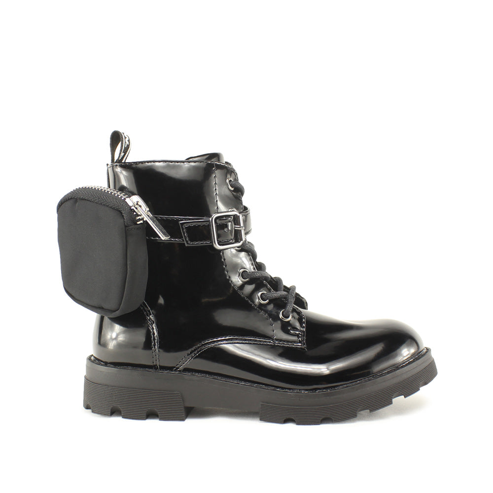 Bota Casual Criança Pele Sintética Preto