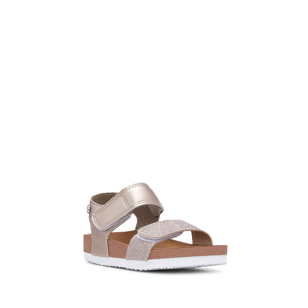 Sandália Casual Menina Dourado
