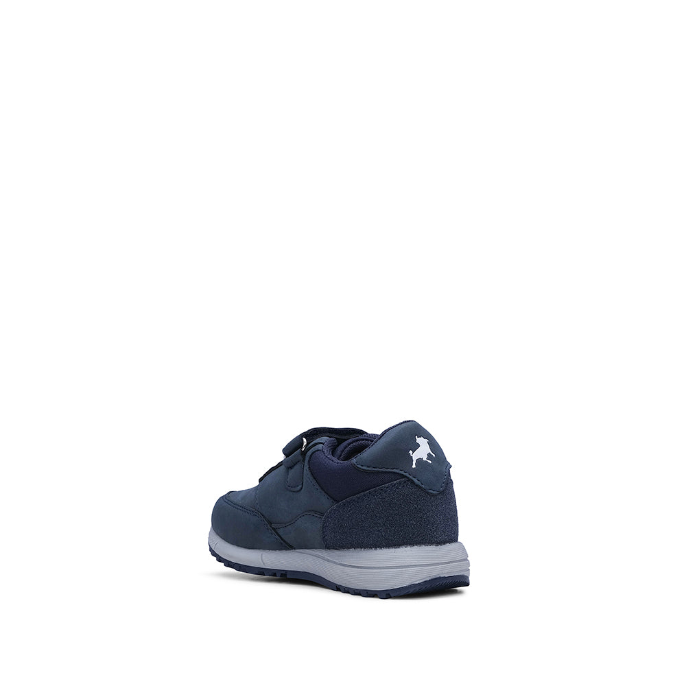 Sapatilha Casual Criança Pele Azul Marinho