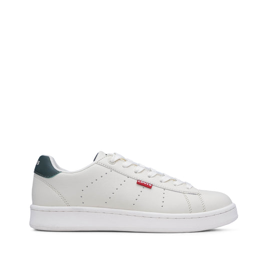 Sapatilha Casual Criança Pele Sintética Branco E Vermelho