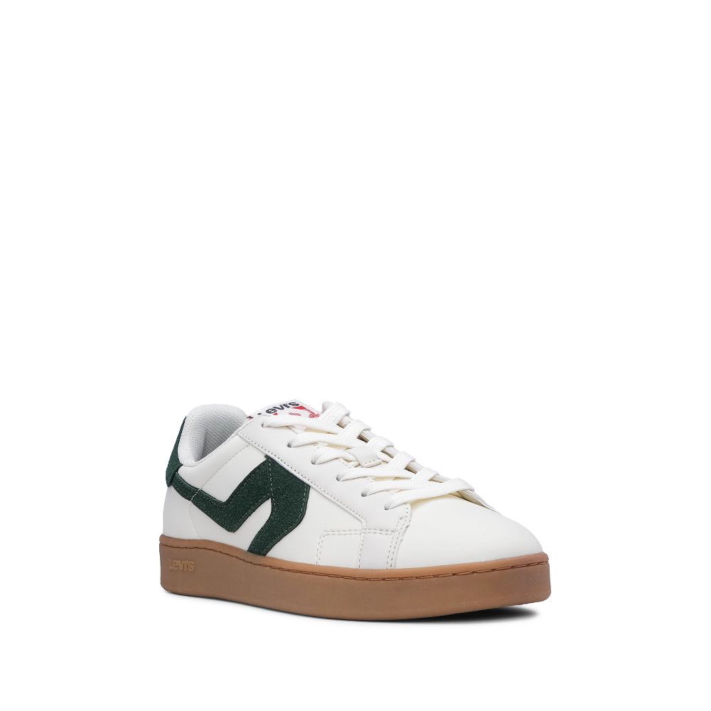Sapatilha Casual Criança Pele Sintética Branco E Vermelho