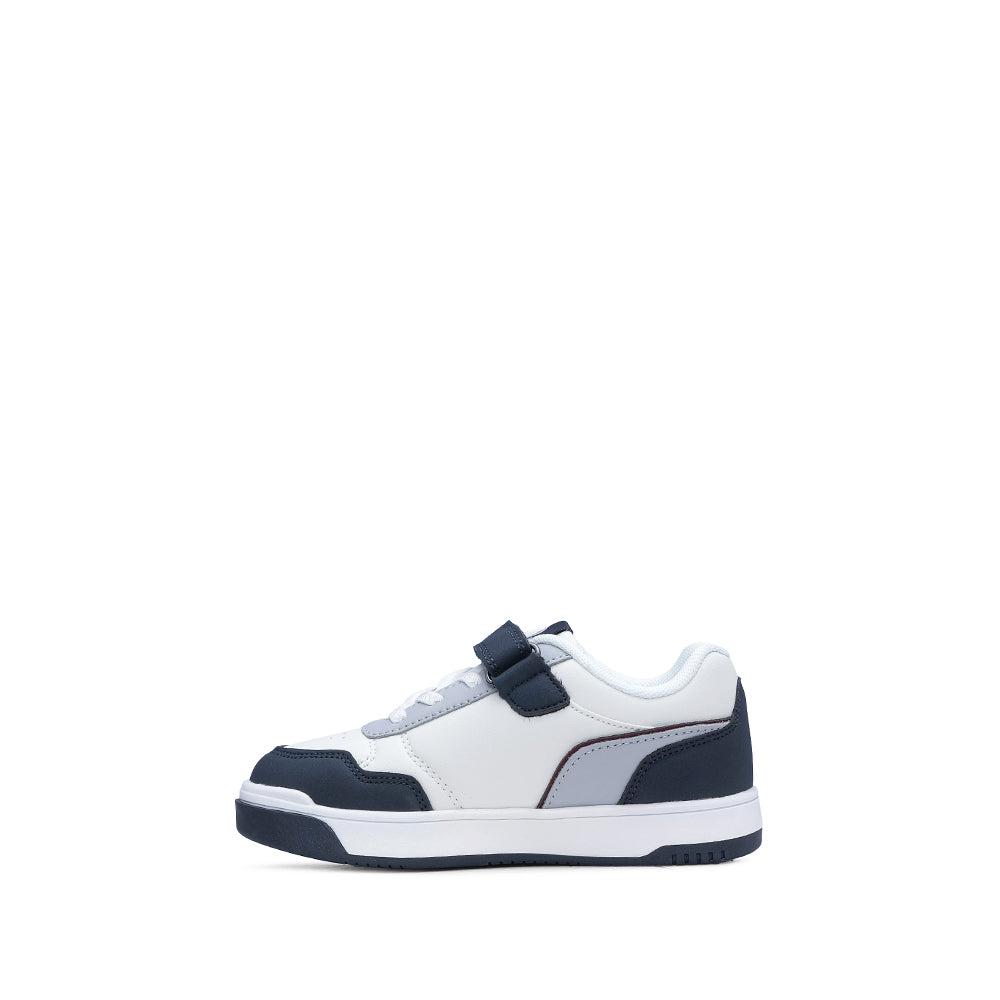 Sapatilha Casual Menino Branco E Azul