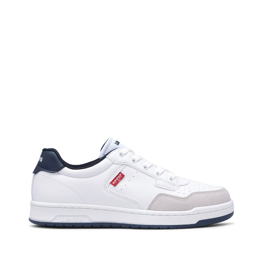 Sapatilha Casual Criança Pele Sintética Branco E Azul