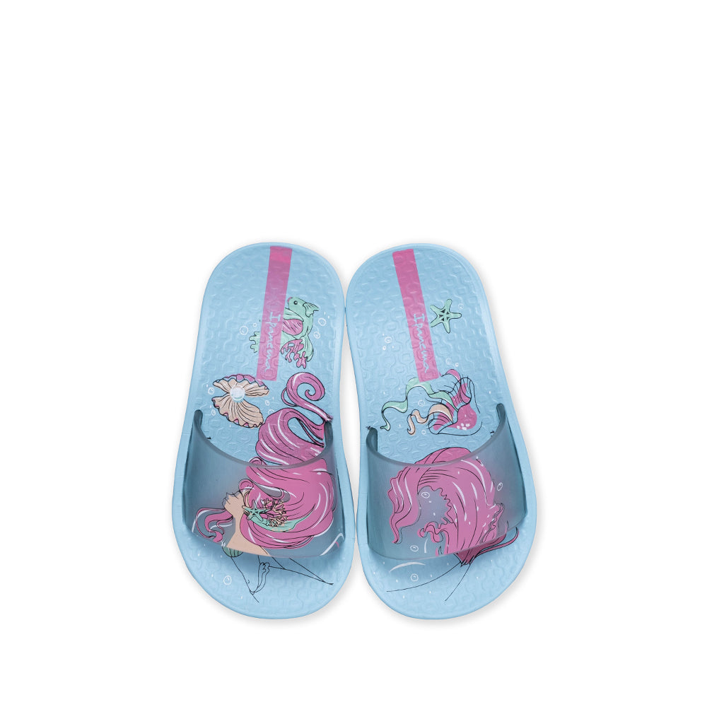Chinelo Praia Criança Impermeável Azul