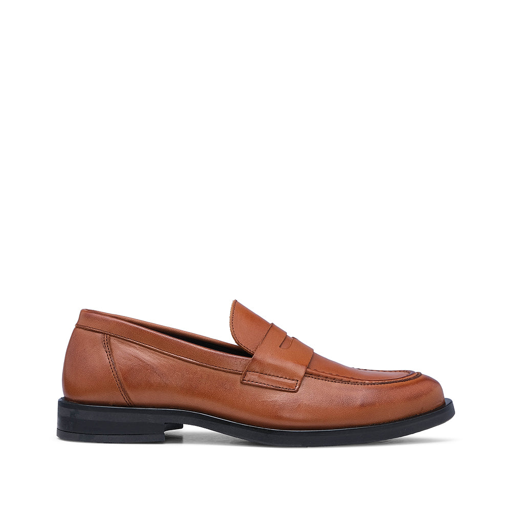 Sapato Clássico Homem Pele Camel