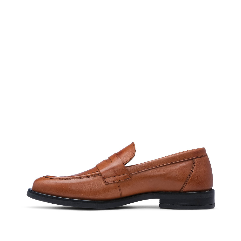 Sapato Clássico Homem Pele Camel