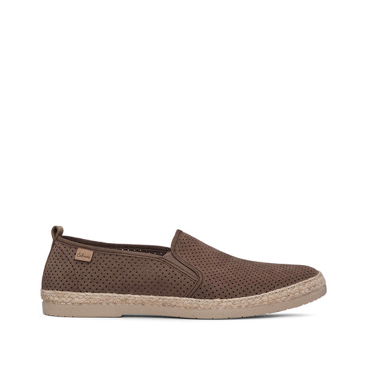 Sapato Casual Homem Camurça Taupe