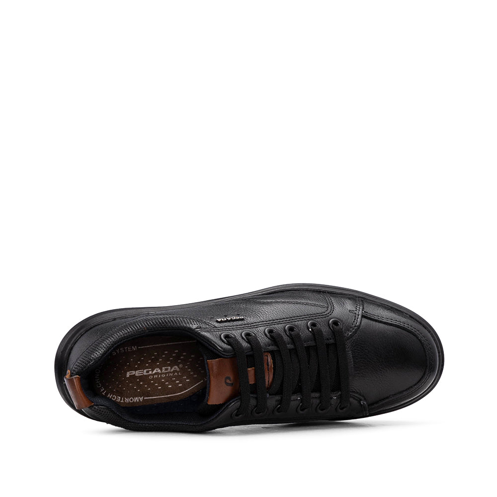 Sapato Casual Homem Pele Preto