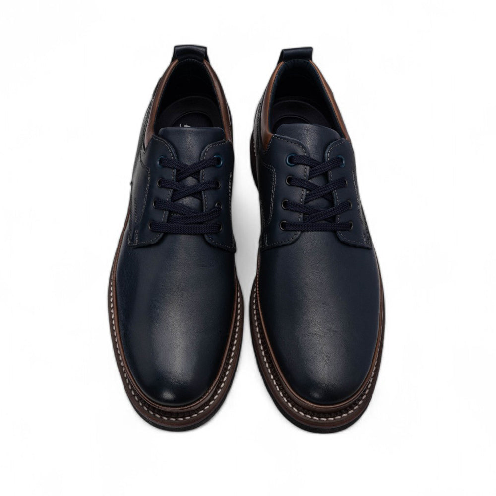 Sapato Casual Homem Pele Azul