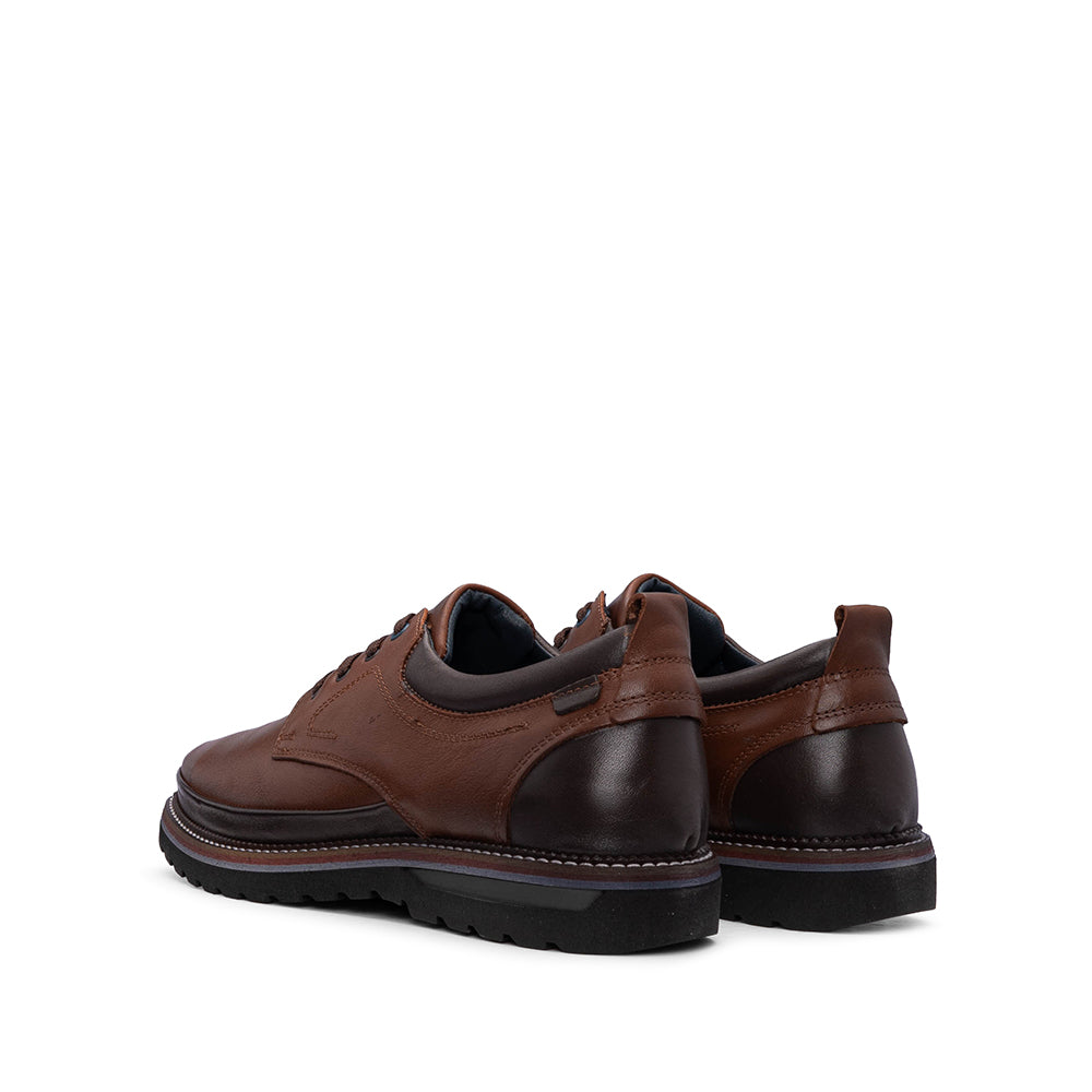 Sapato Casual Homem Pele Camel