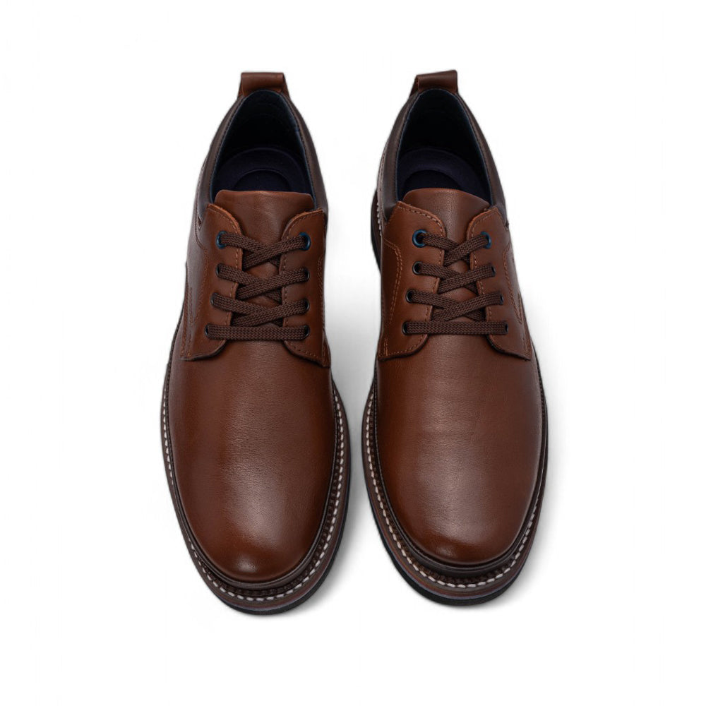 Sapato Casual Homem Pele Camel