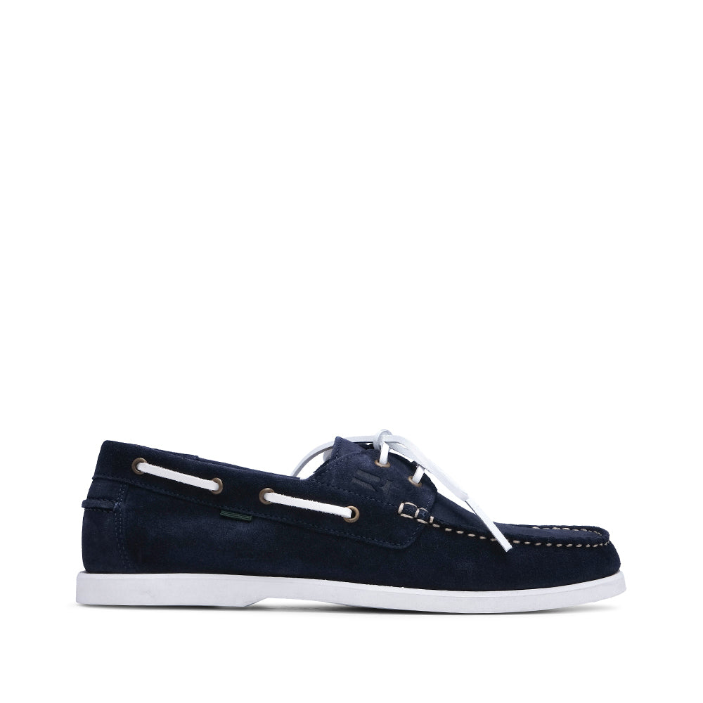Sapato Vela Homem Camurça Azul Marinho