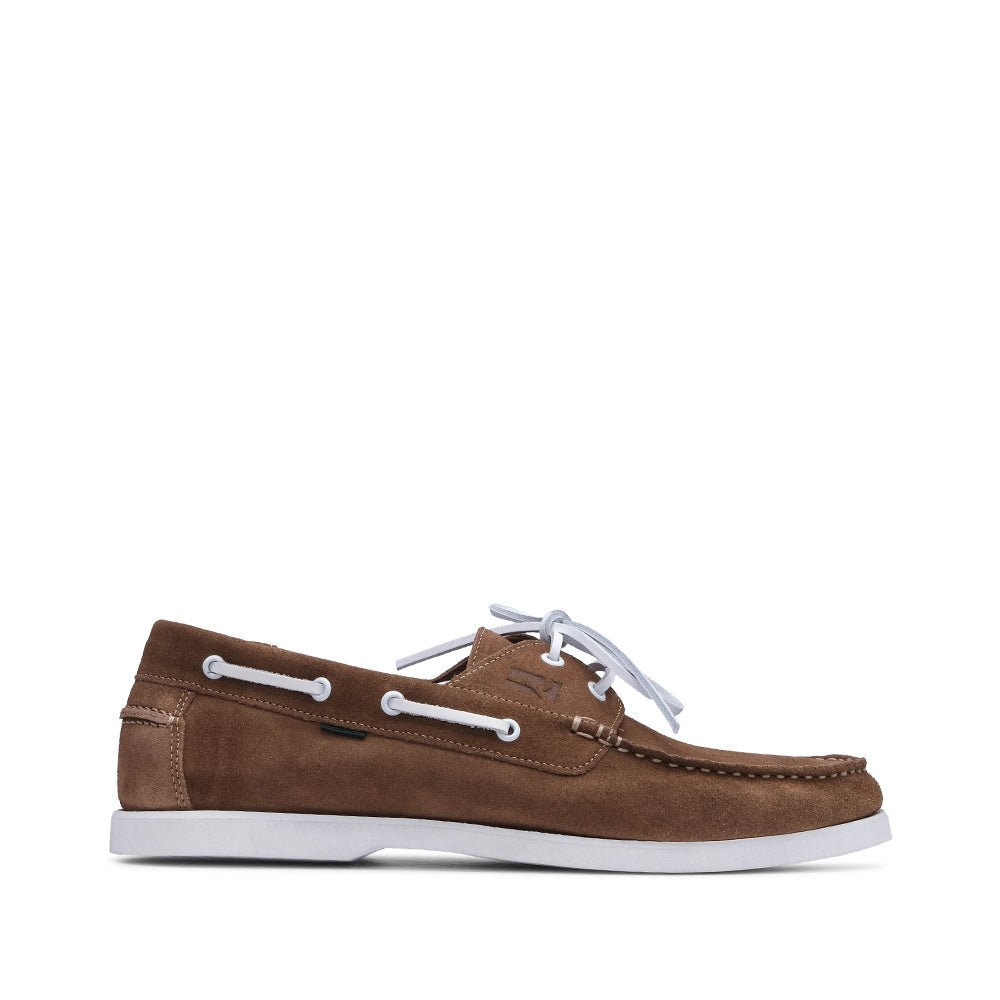 Sapato Vela Homem Camurça Taupe