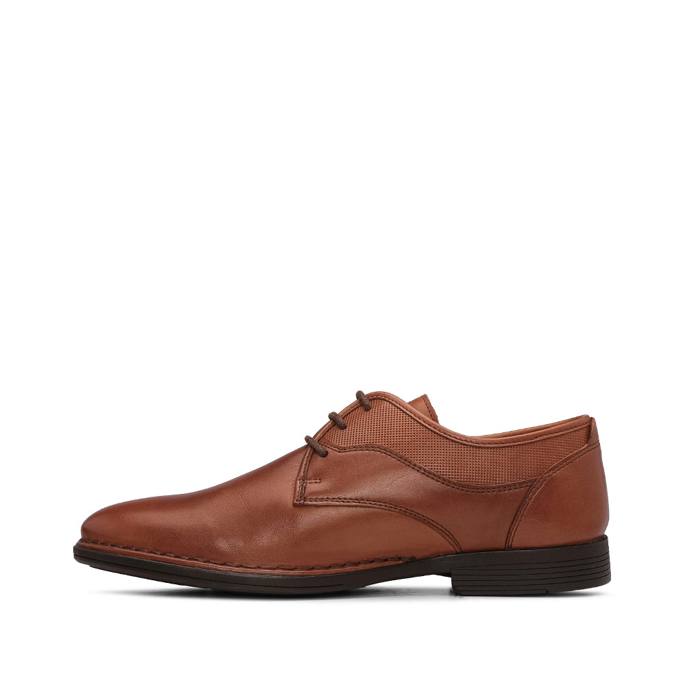 Sapato Casual Homem Gravado Castanho