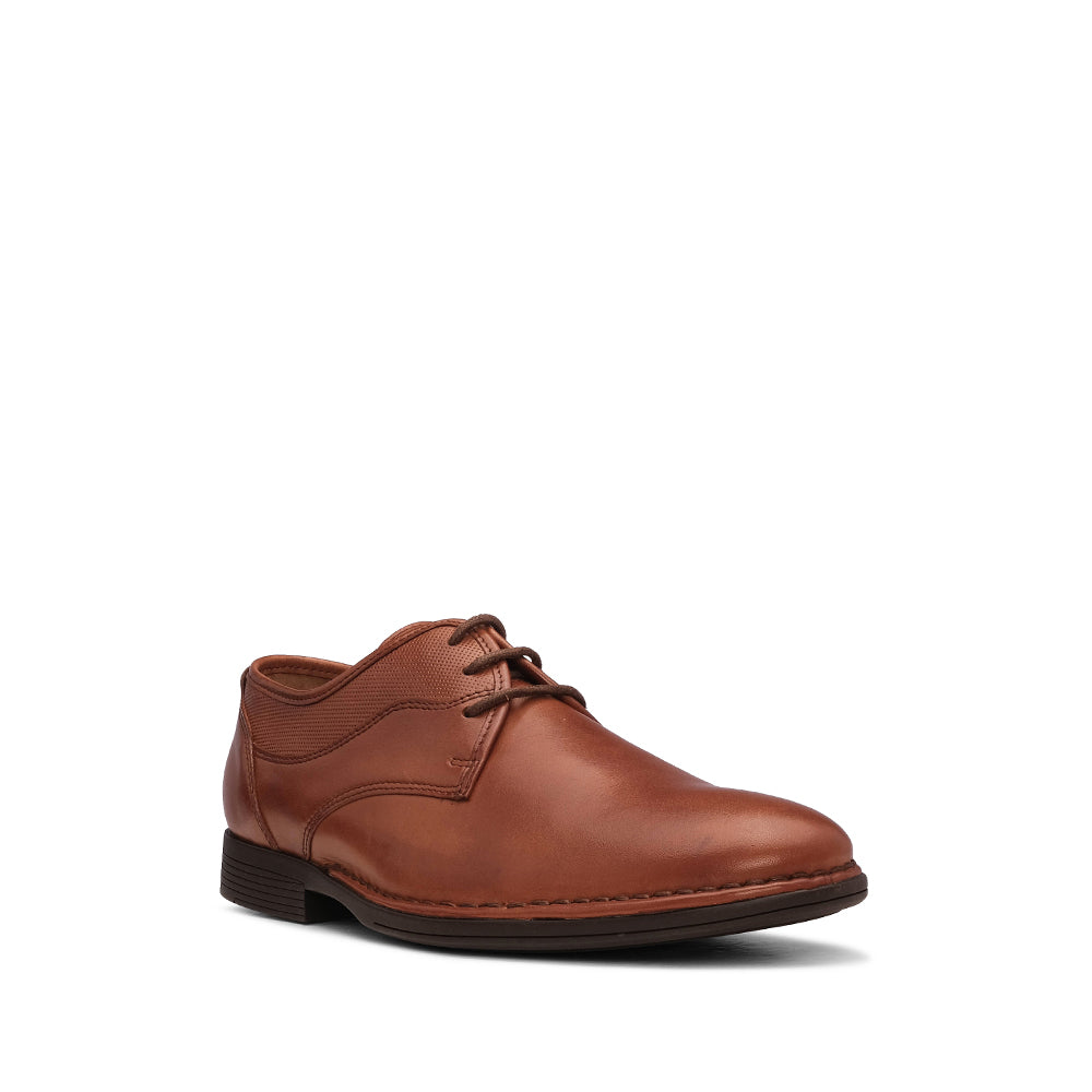 Sapato Casual Homem Gravado Castanho