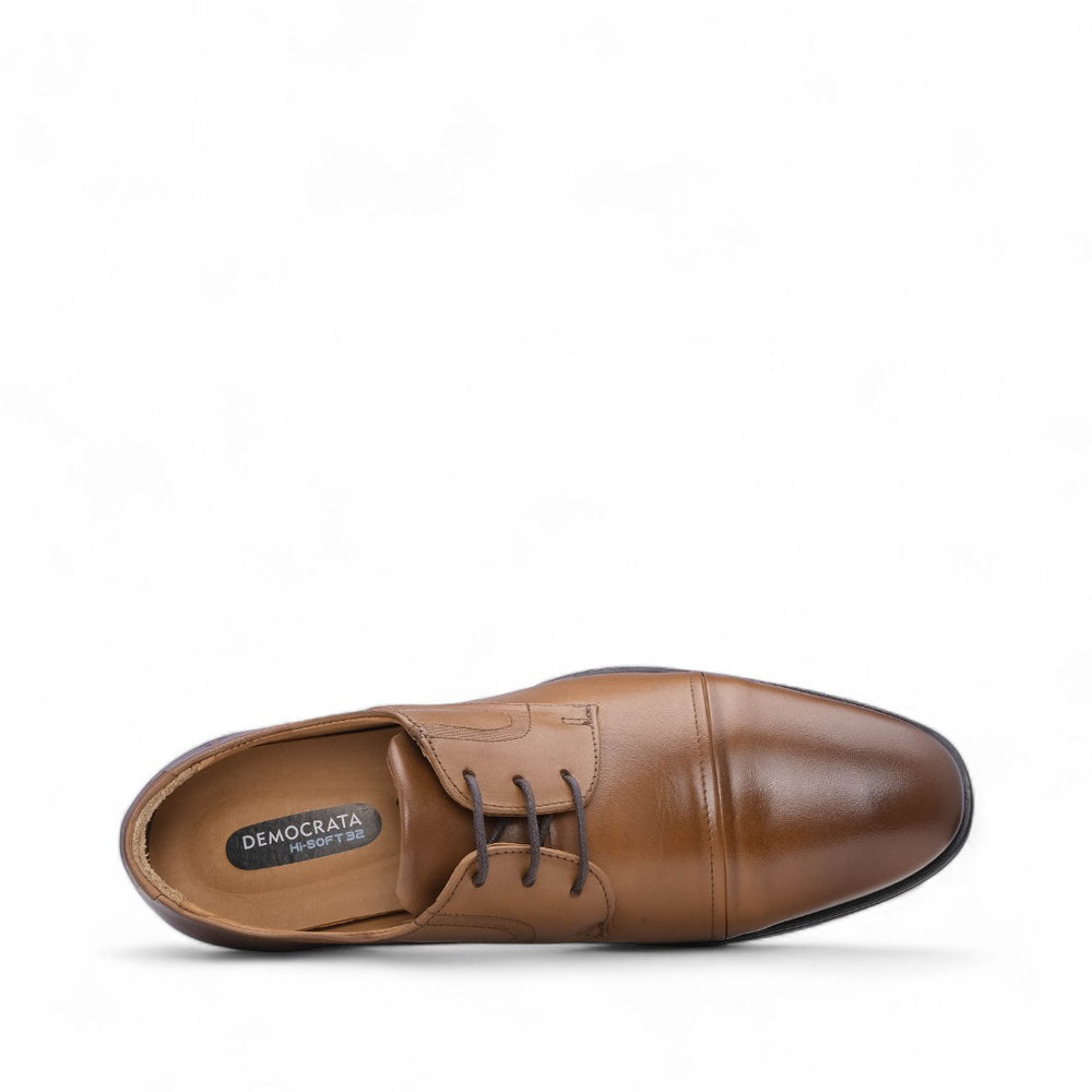 Sapato Clássico Homem Pele Camel