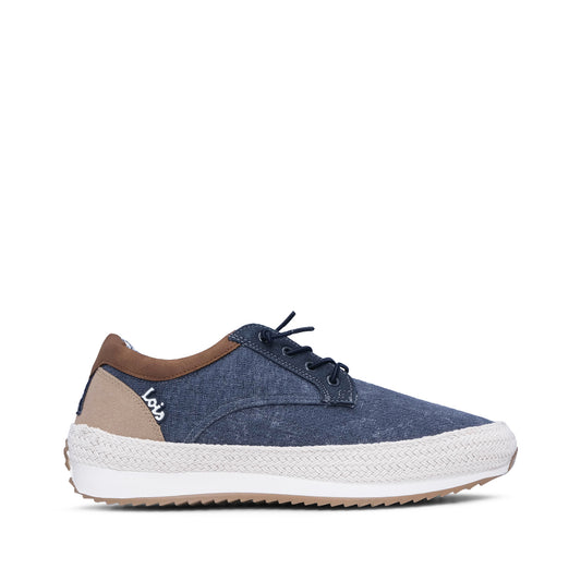 Sapato Casual Homem Pele Sintética Azul Marinho