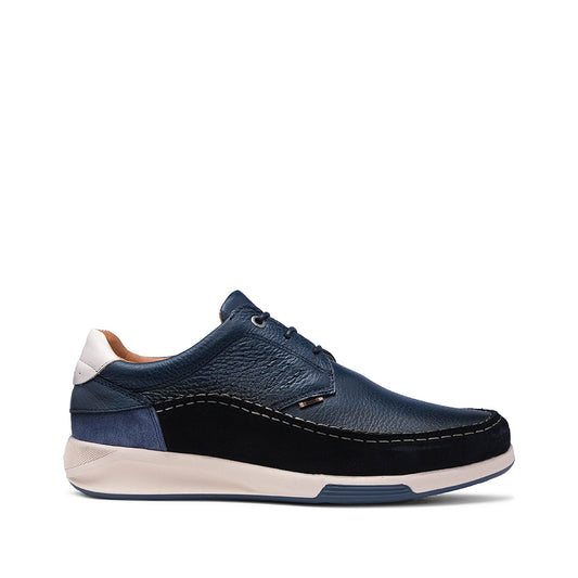 Sapato Casual Homem Pele Azul