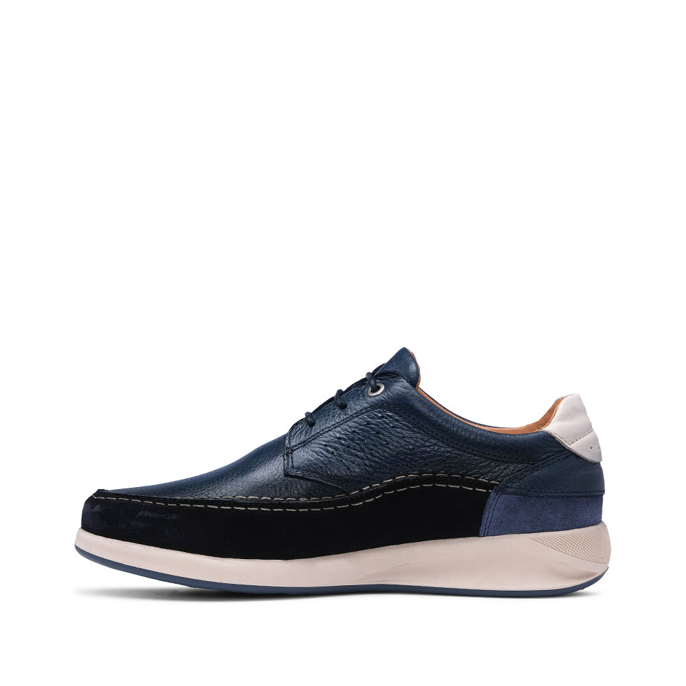 Sapato Casual Homem Pele Azul