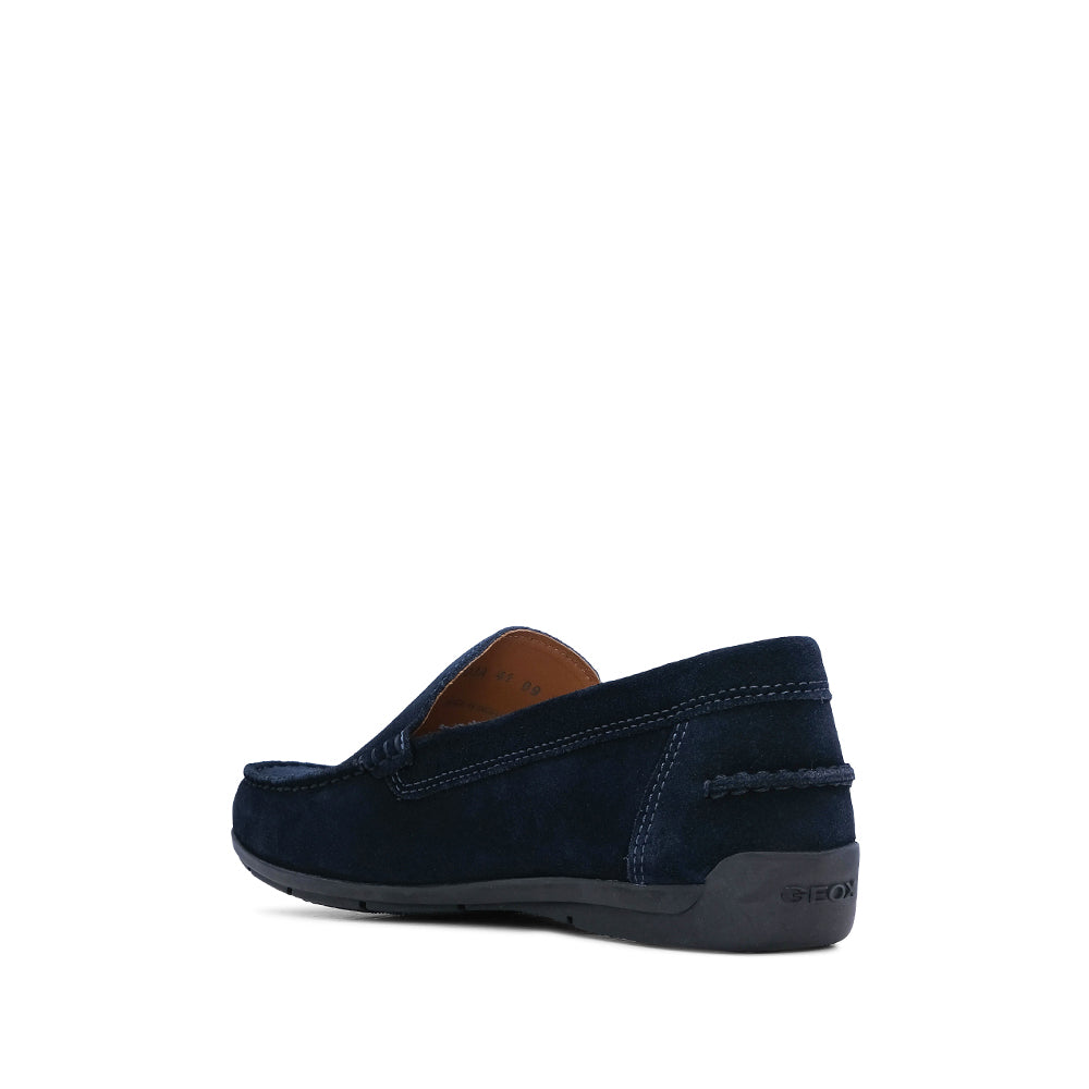Sapato Casual Homem Camurça Azul Marinho