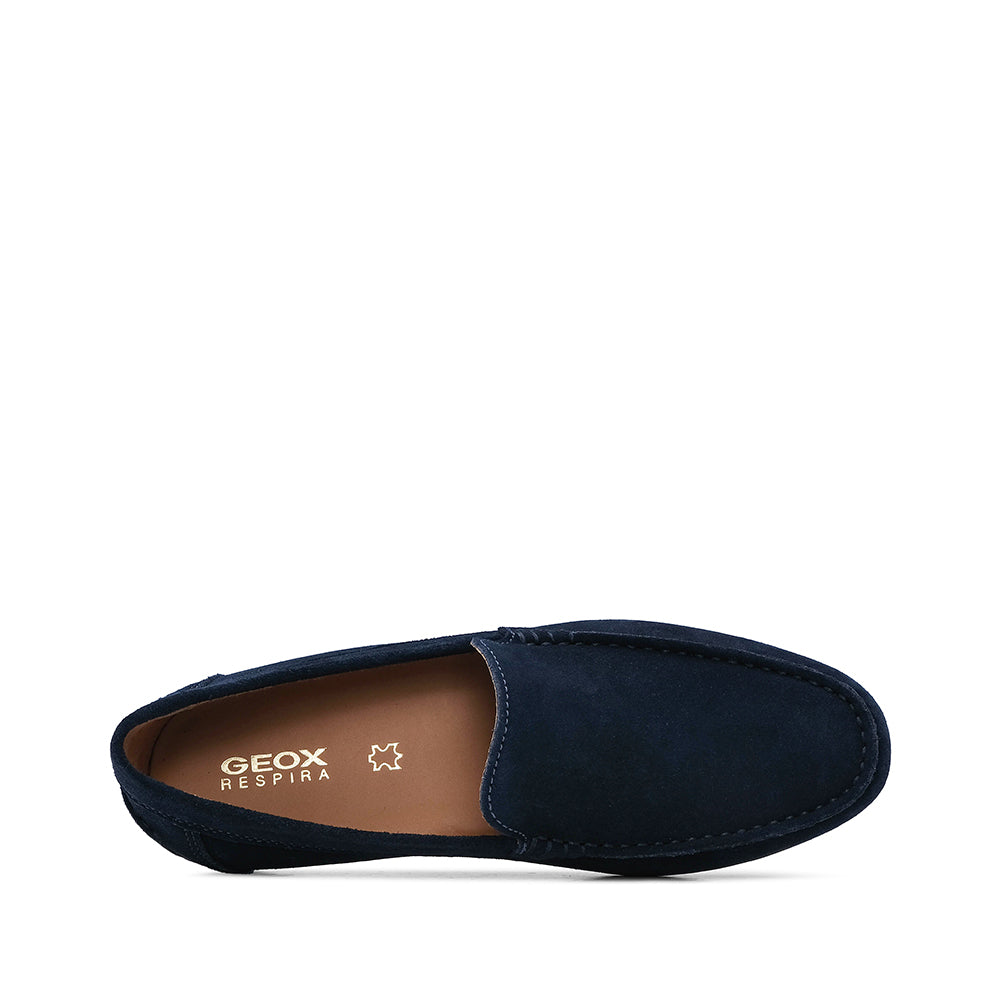 Sapato Casual Homem Camurça Azul Marinho
