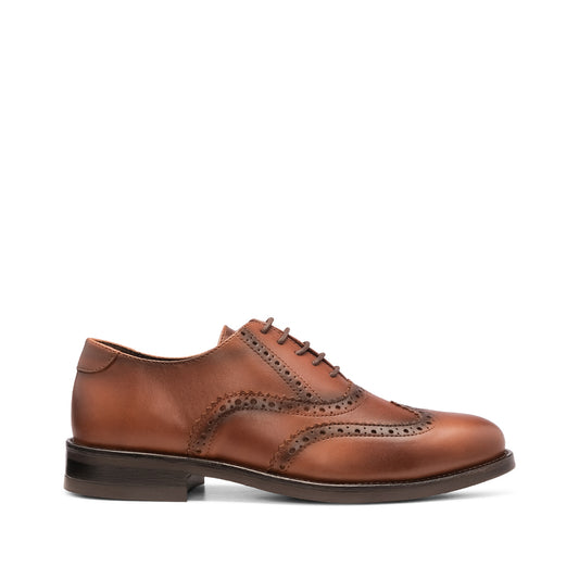 Sapato Casual Homem Pele Camel