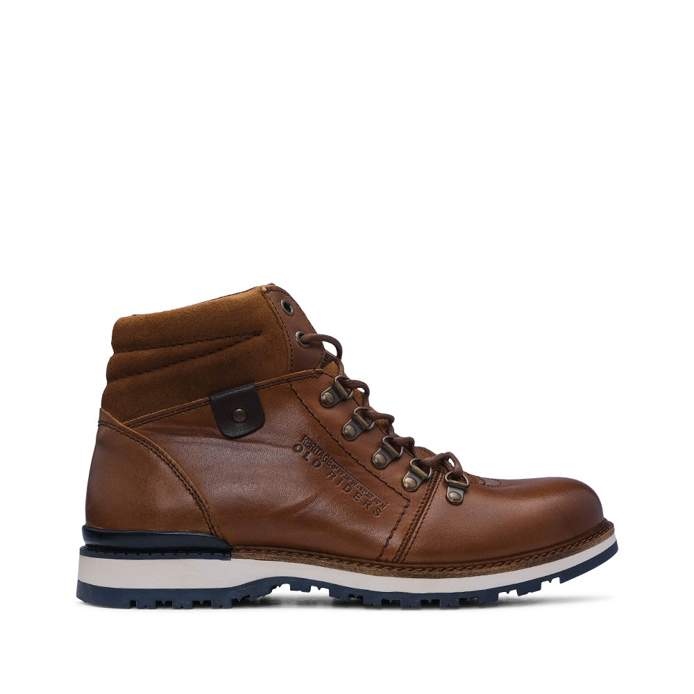 Bota Casual Homem Pele Camel