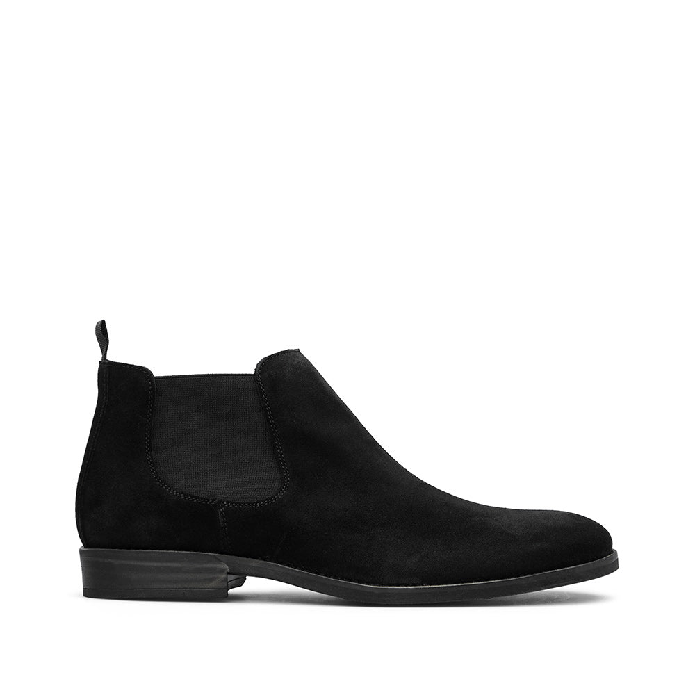 Botim Casual Homem Camurça Preto