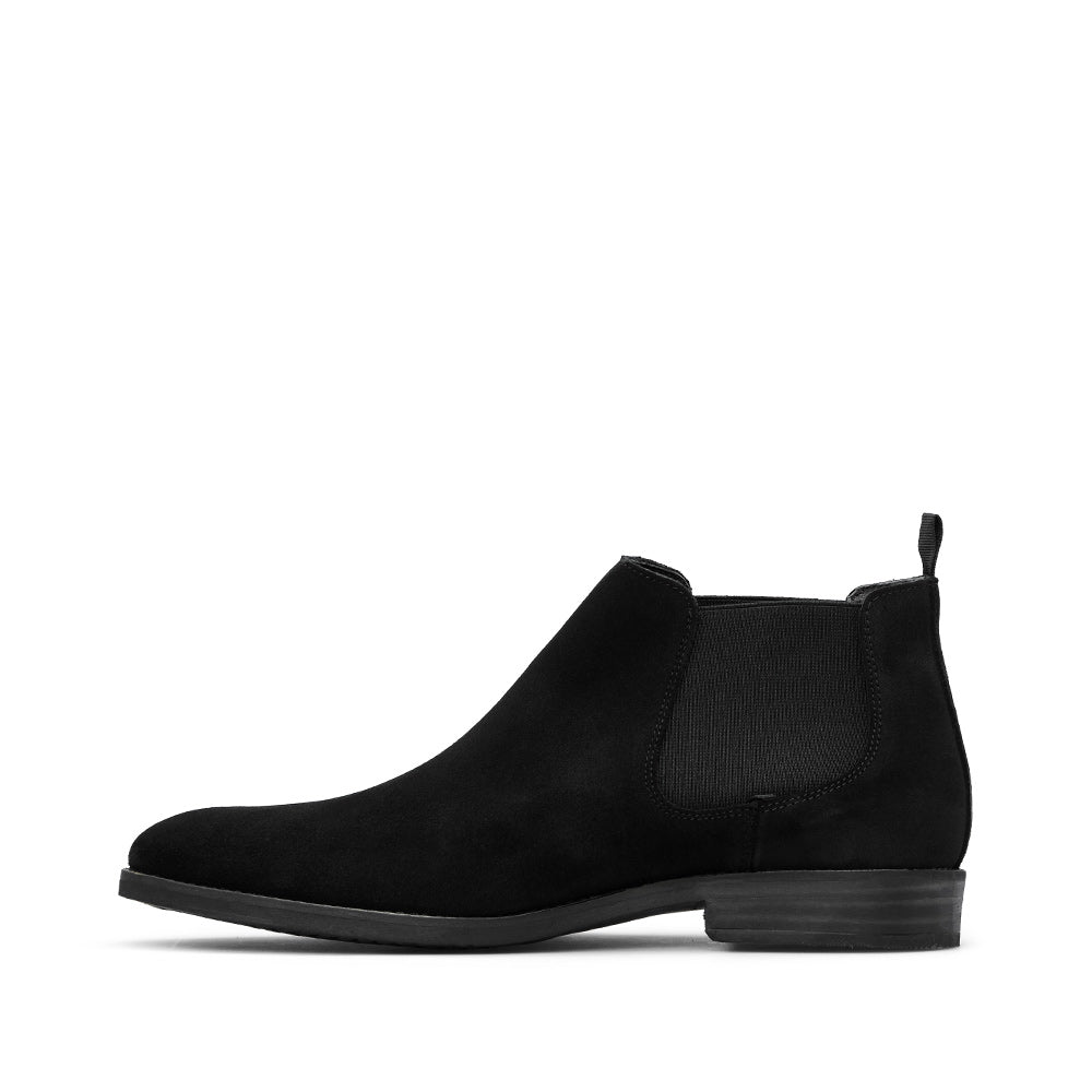 Botim Casual Homem Camurça Preto