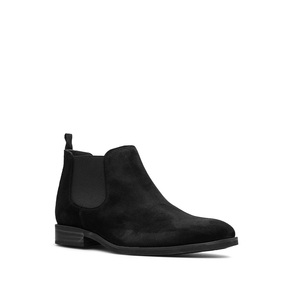 Botim Casual Homem Camurça Preto