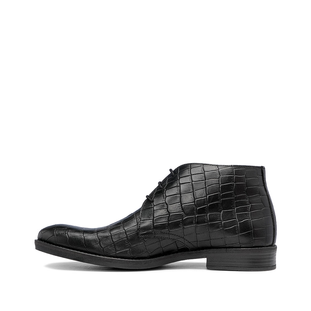 Botim Casual Homem Gravado Preto