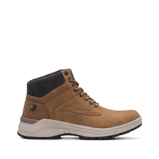 Botim Casual Homem Nobuck Camel