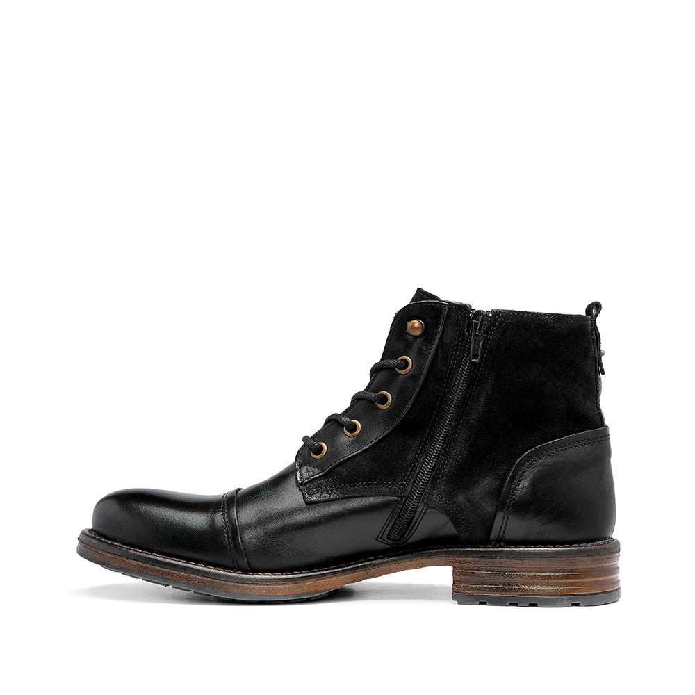 Botim Casual Homem Pele Preto