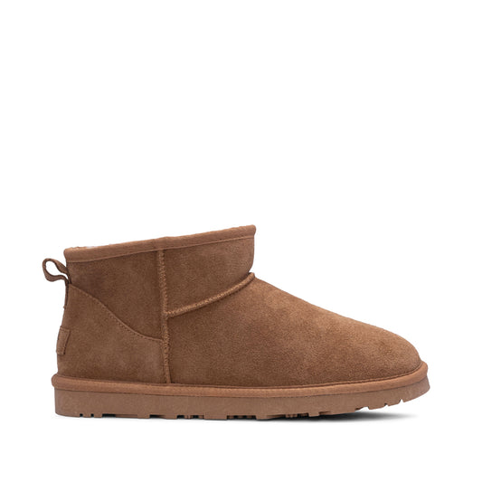 Bota Casual Homem Camurça Camel