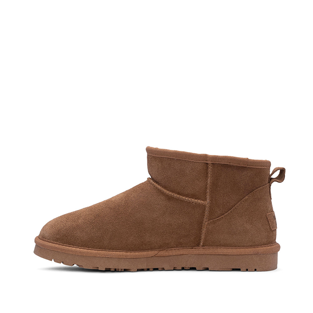 Bota Casual Homem Camurça Camel