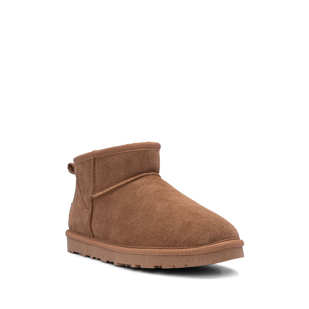 Bota Casual Homem Camurça Camel
