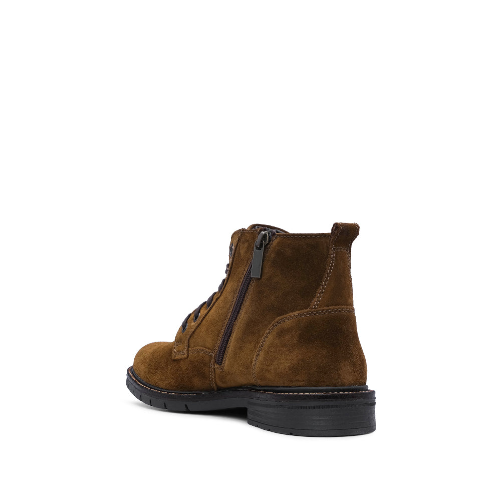 Bota Casual Homem Camurça Camel