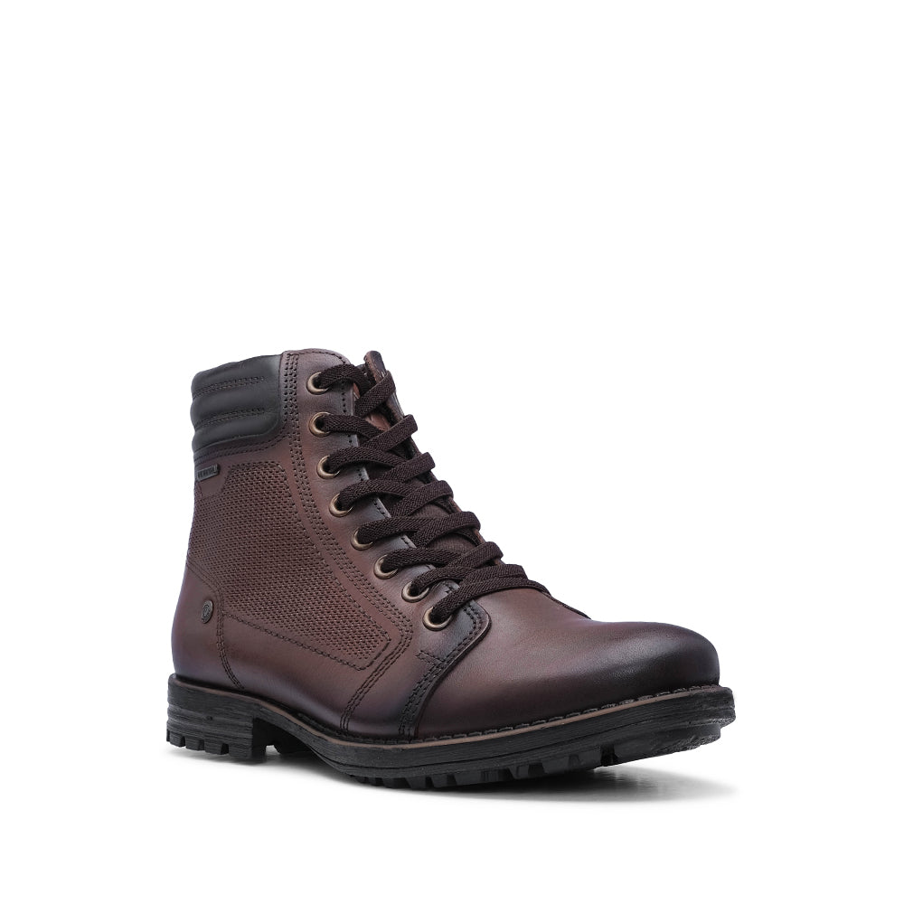 Bota Casual Homem Pele Castanho