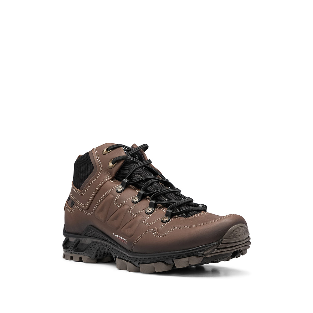 Bota Casual Homem Nobuck Castanho