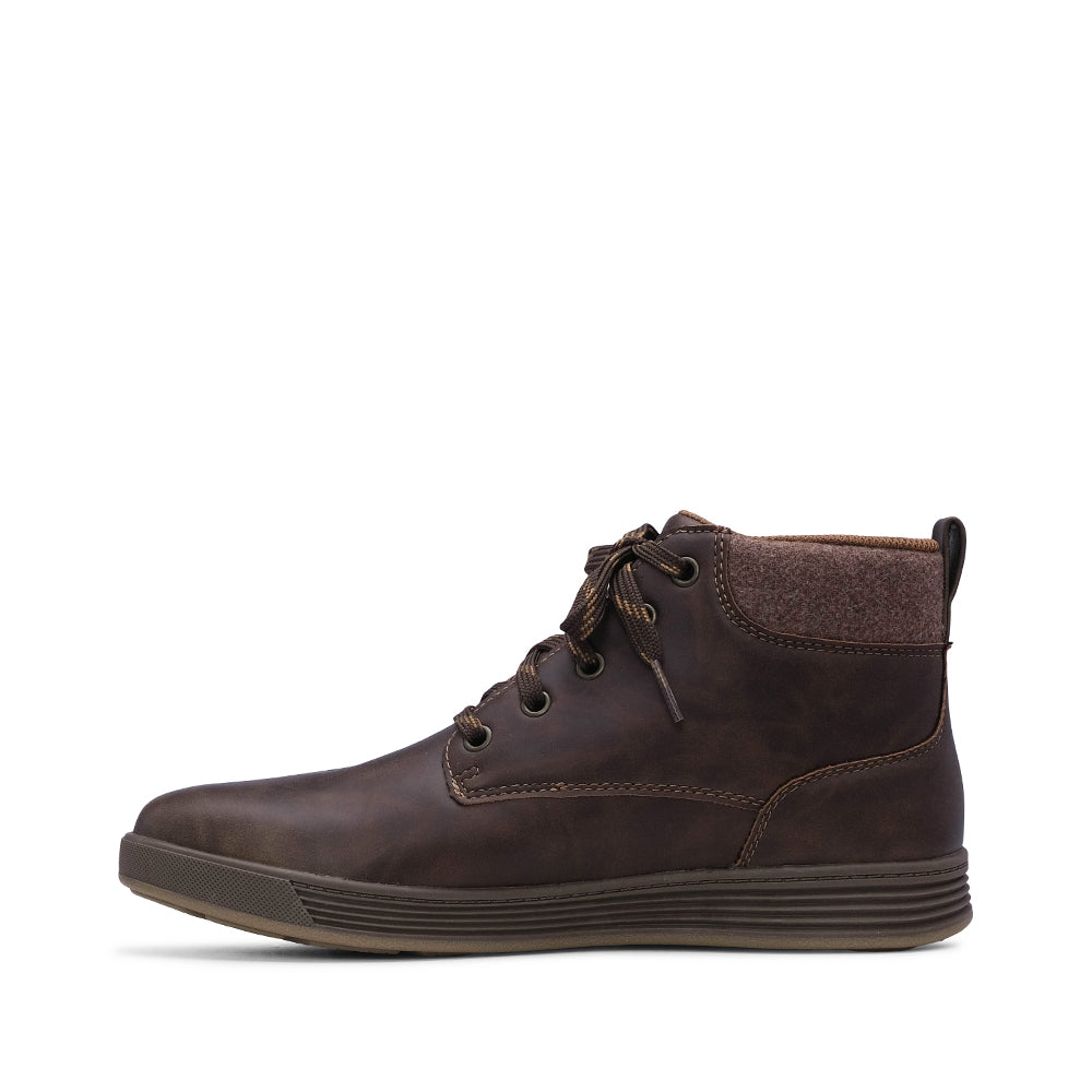 Bota Casual Homem Pele Sintética Castanho