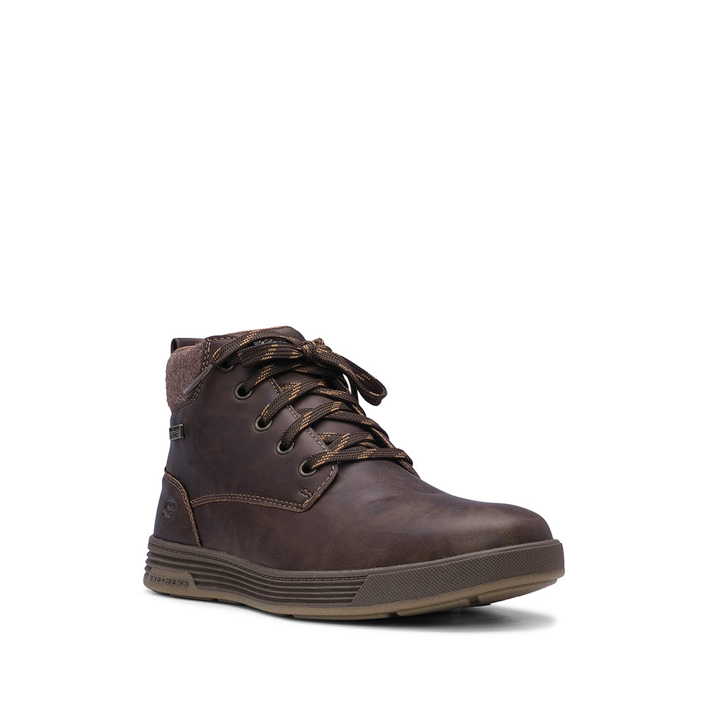 Bota Casual Homem Pele Sintética Castanho