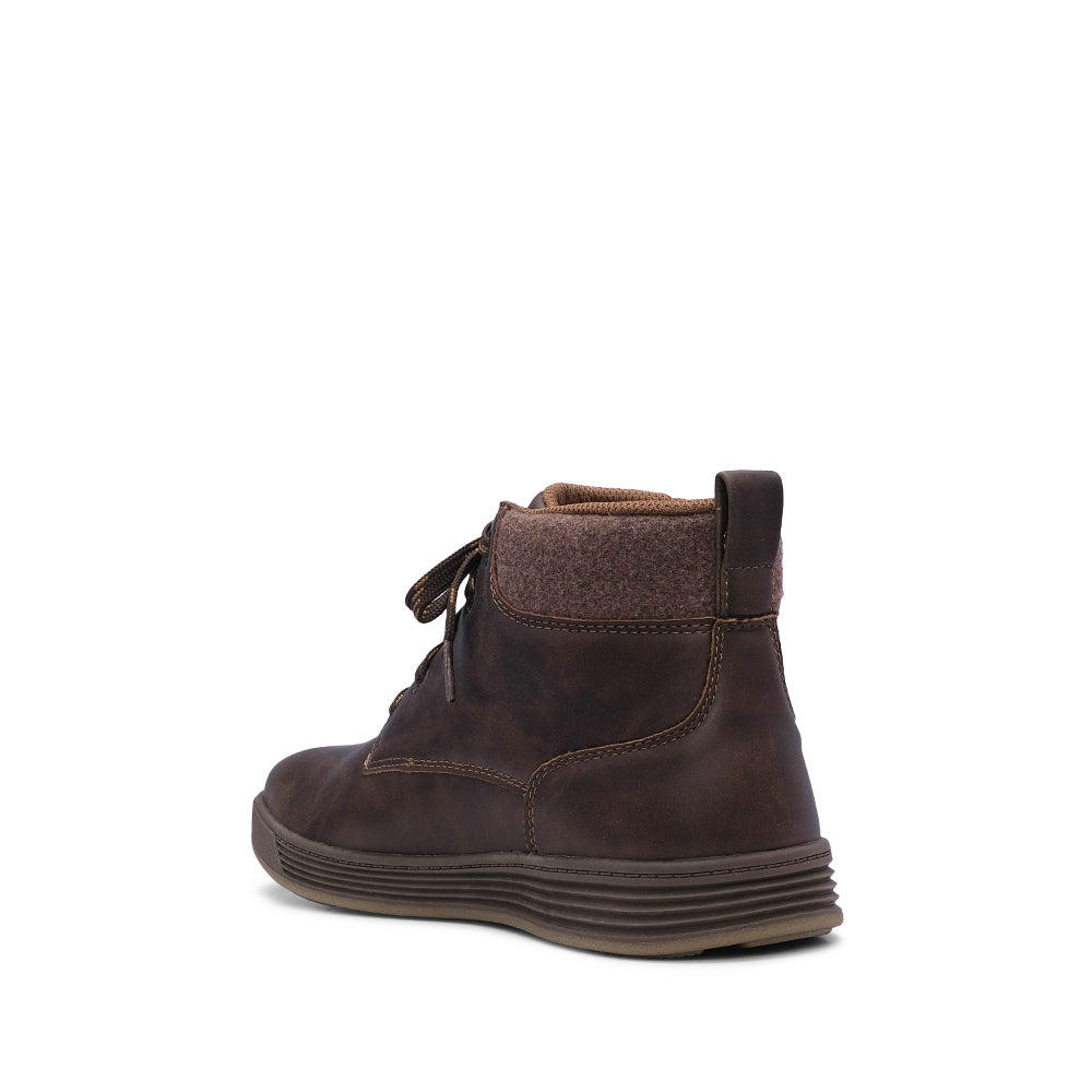 Bota Casual Homem Pele Sintética Castanho