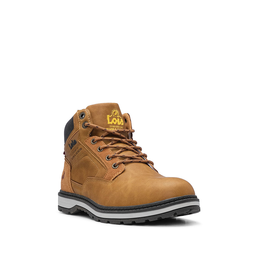 Bota Casual Homem Nobuck Camel