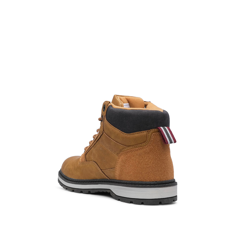 Bota Casual Homem Nobuck Camel